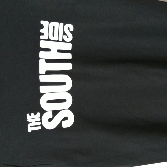 The Southside Short Sleeve Crew Neck Black T-Shirt - Picture 1 of 4
